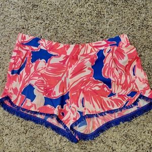 Lilly Pulitzer Cocoa Fringe Shorts